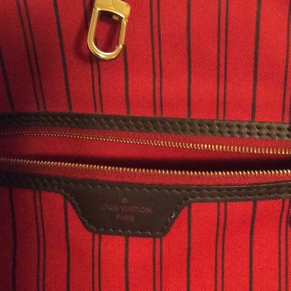 Authentic Louis Vuitton Delightful MM Damier Ebene With Matching Wallet - Picture 5 of 16